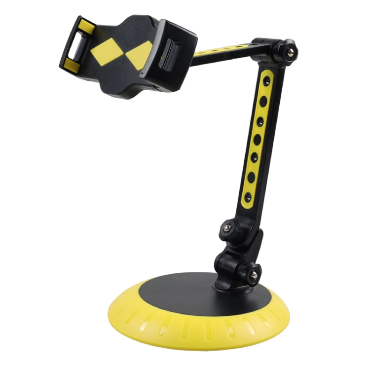 

CJ-010 Rotating Desktop Tablet Bracket Foldable Online Learning Support Bracket(Yellow Black)