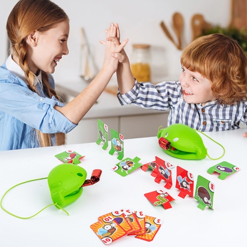 

BY-0003 Frog Tongue Out Board Game Parent-child Interactive Desktop Toy(Green)
