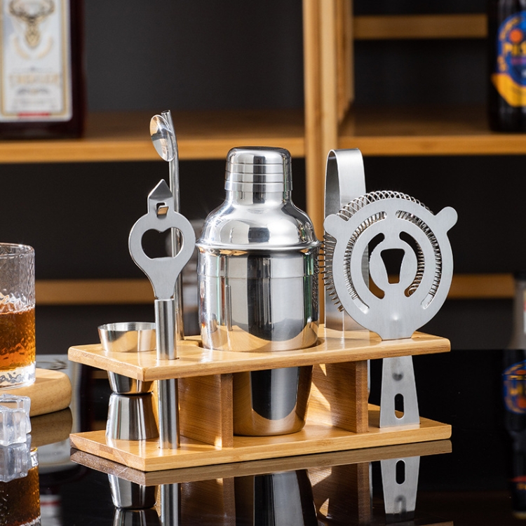 

BY-7 7 in 1 Stainless Steel Bartender Set Bar Bartending Tools, Spec: 350ml