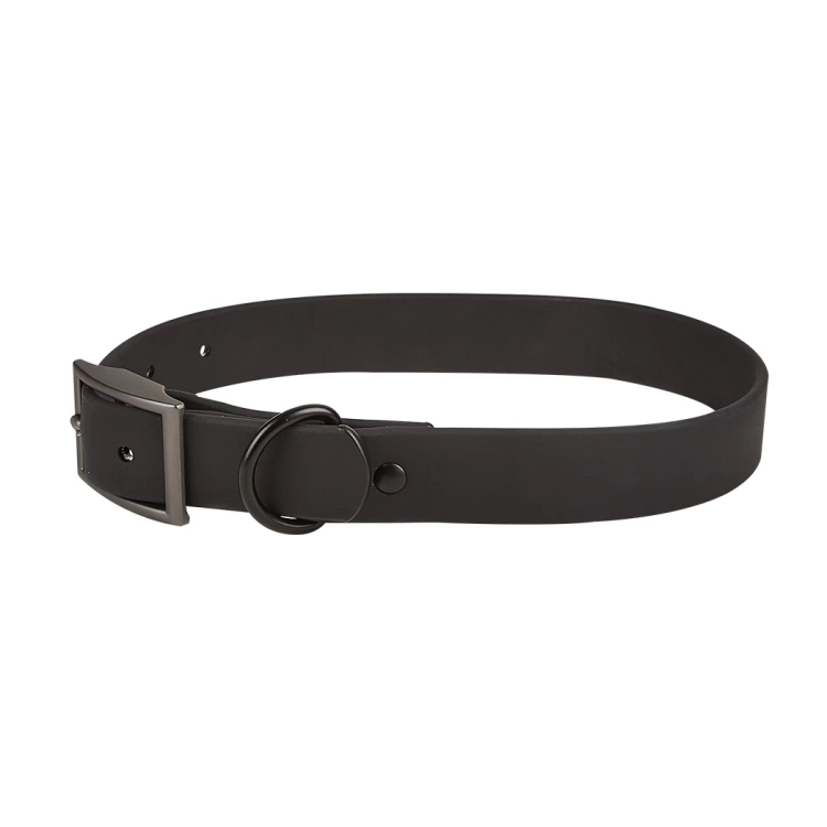 

PVC Pet Loop Horsarine Dog Collar, Size: M(Black)