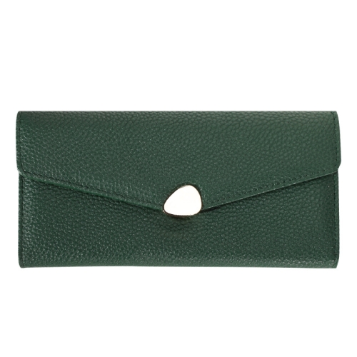 

87P Litchi Pattern Multifunctional Large Capacity Wallet Phone Bag(Green)