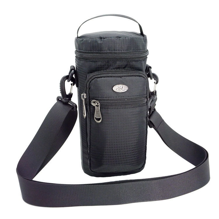 

Outdoor Sports Water Bottle Bag Mobile Phone Water Cup Cover(Black)