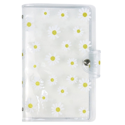 

2PCS CAIUL 3 Inch PVC Photo Album Large Capacity Collection Commemorative Book(Cute Daisy)