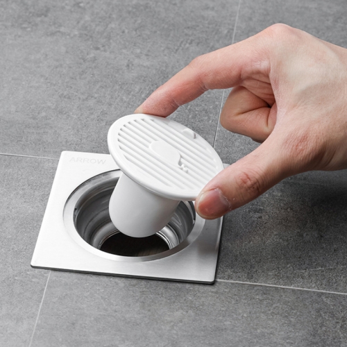 

Sewer Deodorant Magnetic Suction Floor Drain Cover, Size: 3.65cm (White)