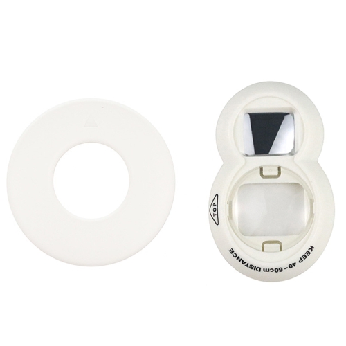 

Mini Digital Camera Lens Selfie Mirror + Auxiliary Circle Set for FUJIFILM Instax Mini7+(White)