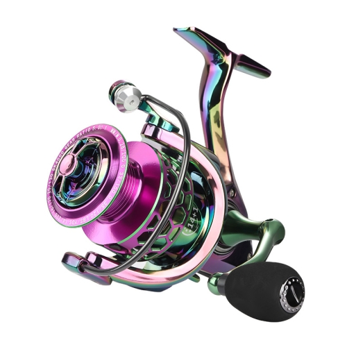 

Colorful Metal Fish Line Wheel Long Throw Sea Rod Spinning Wheel, Specification: SK4000
