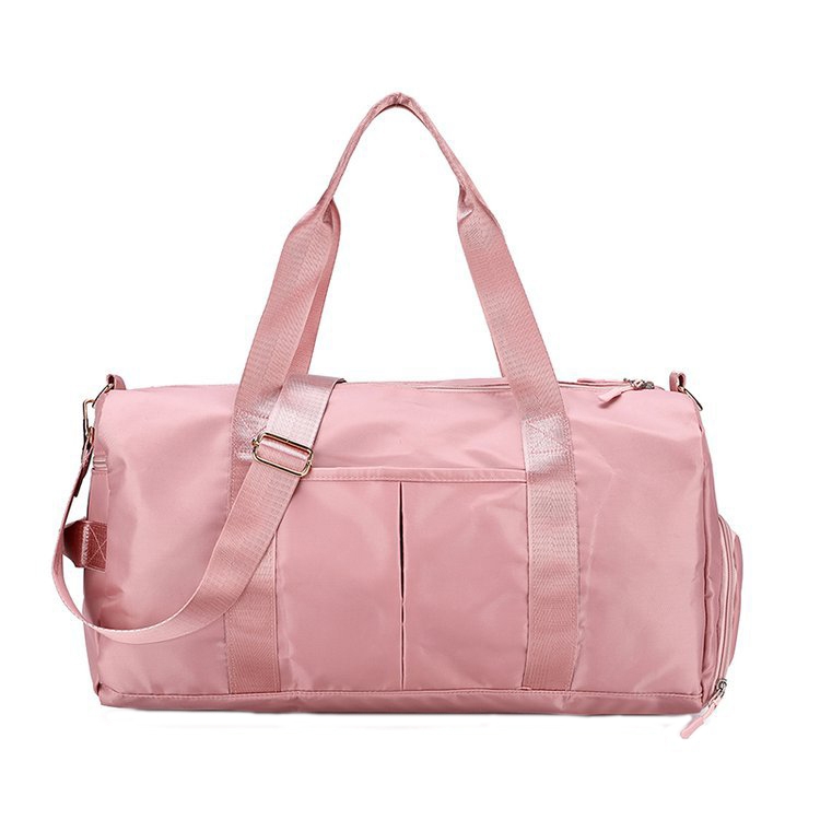 

20200 Large Capacity Waterproof Sports Fitness Messenger Bag, Size: L (Pink)