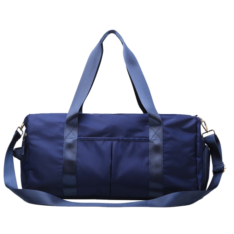 

20200 Large Capacity Waterproof Sports Fitness Messenger Bag, Size: L (Dark Blue)