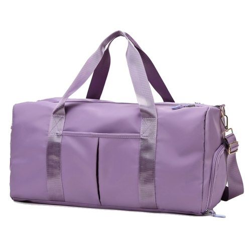 

20200 Large Capacity Waterproof Sports Fitness Messenger Bag, Size: S (Light Purple)