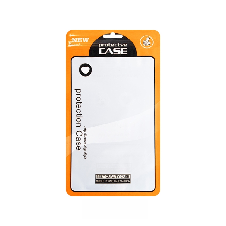

100 PCS Ziplock Bags Plastic Bags Mobile Phone Case Packaging Bags(12 x 21cm Orange Yellow)