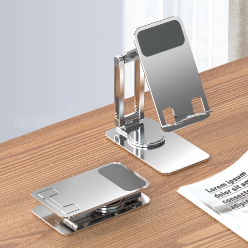 

Portable Mobile Phone Tablet Desktop Stand, Color: K5 Silver