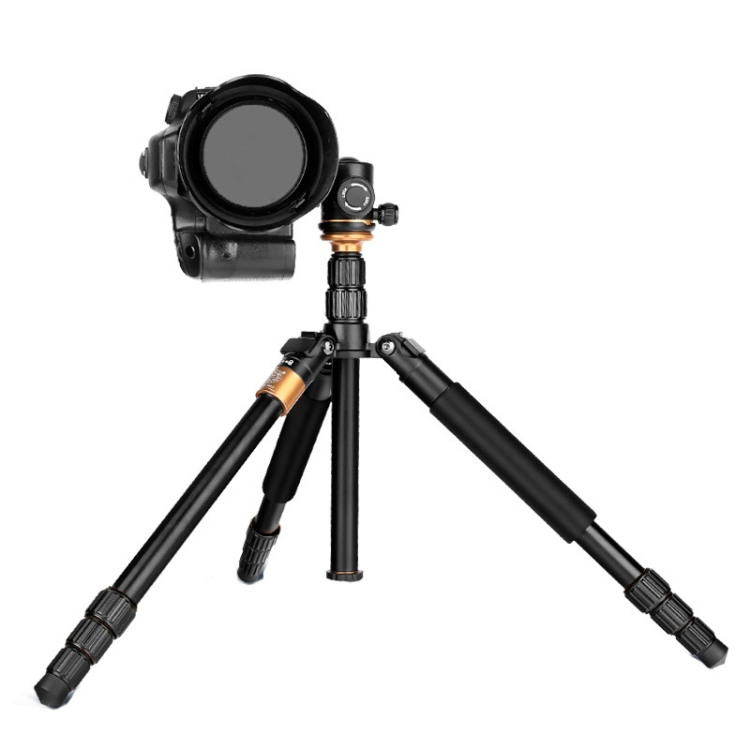 

QingZhuangShiDai Q999S Portable Projector Photography Camera Live Gimbal Tripod(Black)