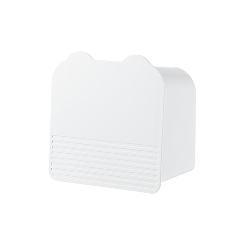 

Wall-mounted Sanitary Napkin Makeup Remover Cotton Storage Box(White)