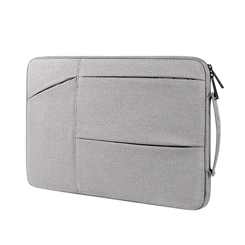 

ST02 Large-capacity Waterproof Shock-absorbing Laptop Handbag, Size: 14.1-15.4 inches(Grey)