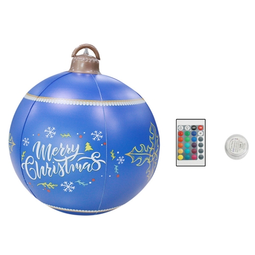 

MT709 Inflatable Christmas Ball Yard LED Remote Control Glowing Ball Christmas Ornament, Style:, Color: Ordinary Type (Blue)