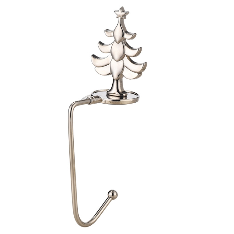 

2 PCS D1013 Christmas Decorative Hook Cartoon Christmas Hanger, Spec: Silver Tree