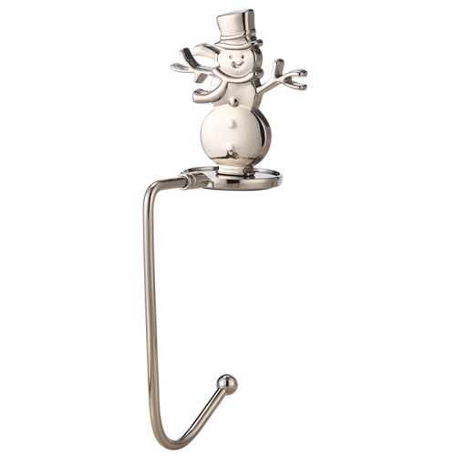 

2 PCS D1013 Christmas Decorative Hook Cartoon Christmas Hanger, Spec: Silver Snowman