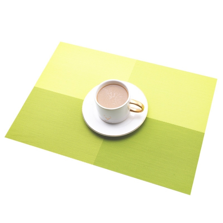 

5 PCS PVC Waterproof Oil-proof Dining Table Insulation Mat(Green)