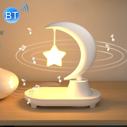 

Bluetooth Speakers LED Colorful Atmosphere Night Light, Style: TB-35S Star Without Wireless Charger