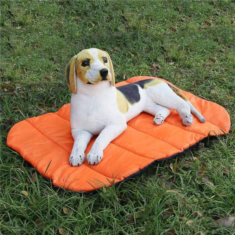 

Pet Outdoor Waterproof Cushion Camping Cats And Dog Sleeping Pad, Size: Large 110x76cm(Orange)