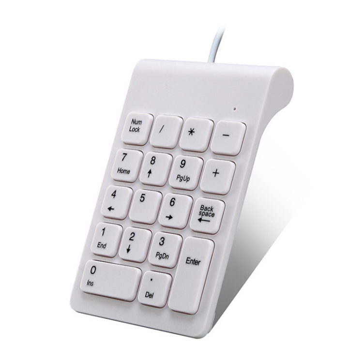 

Laptop Wired Digital Mini USB Keyboard(White)