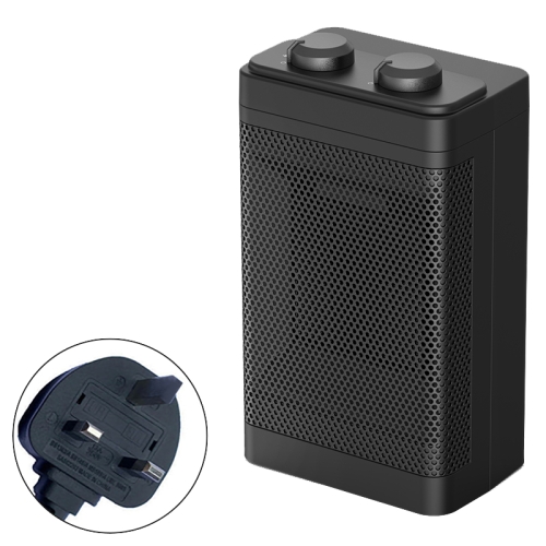 Office Household Mute Desktop Shaking Head Electric Heaters, Spec: Knob (UK Plug)