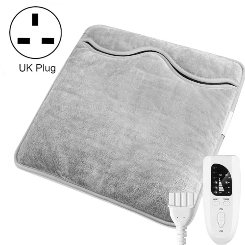 

60W Electric Feet Warmer For Women Men Pad Heating Blanket UK Plug 240V(Silver Gray)