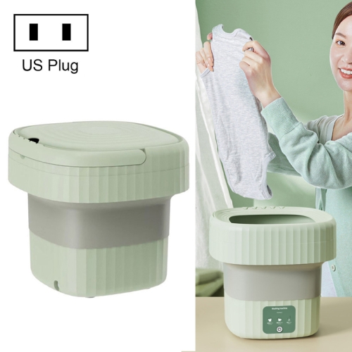 

HX-880 Home Underwear Mini Portable Student Dormitory Automatic Washing Machine, US Plug(Green)