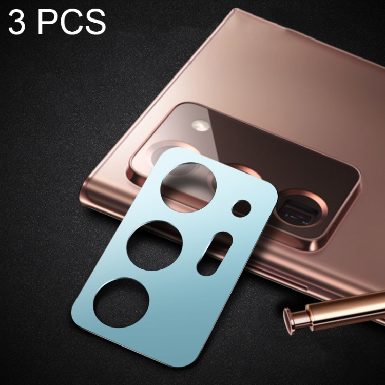 

3 PCS Lens Film Aluminum Alloy Sheet Camera Protection Film For Samsung Galaxy Note20 Ultra (Green)