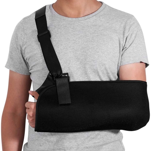 

MTP-1019 Fracture Fixation Strap Arm Mesh Breathable Forearm Sling(Black)