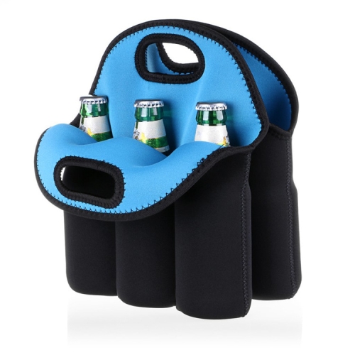 

MTP-1050 Diving Material Portable Shock-resistant Beer Protective Cover Cans Beverage Bag(Blue)