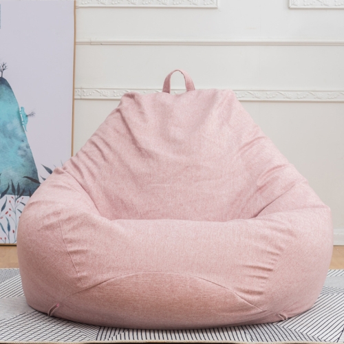 

Lazy Sofa Bean Bag Chair Fabric Cover, Size: 90x110cm(Cherry Pink)