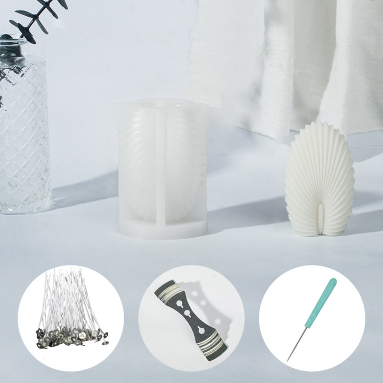 

Geometric Scented Candle Silicone Mold, Specification: LZ-384+Tool Set