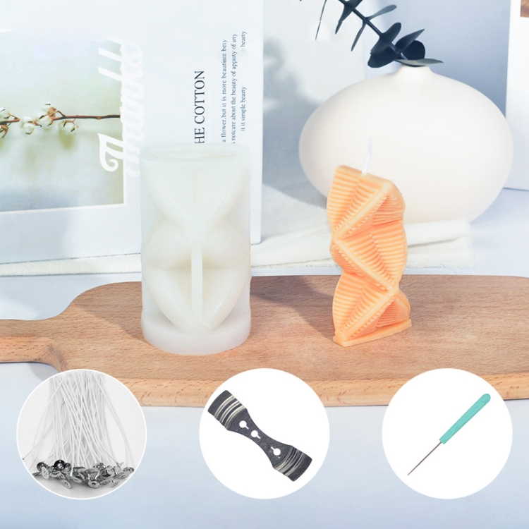 

Geometric Scented Candle Silicone Mold, Specification: LZ-395+Tool Set