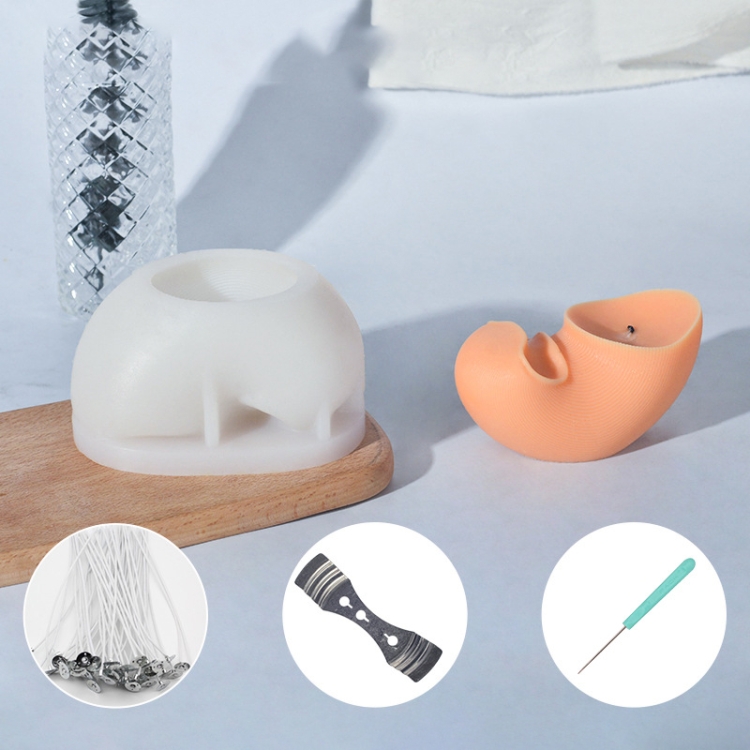 

Geometric Scented Candle Silicone Mold, Specification: LZ-411+Tool Set