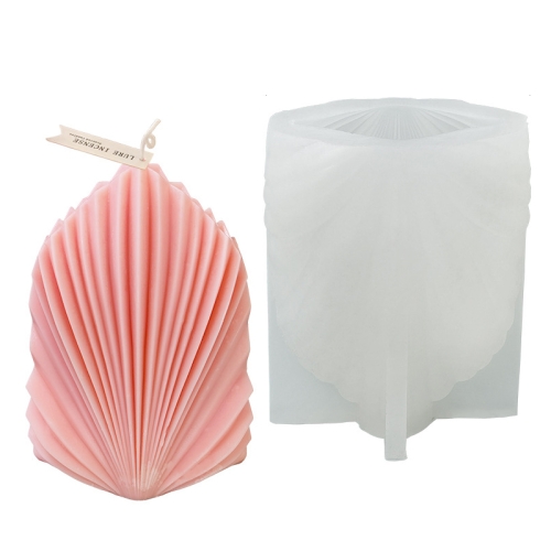 

Scallop DIY Scented Candle Silicone Mold, Specification: LZ-48