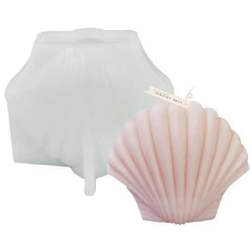 

Scallop DIY Scented Candle Silicone Mold, Specification: LZ-197
