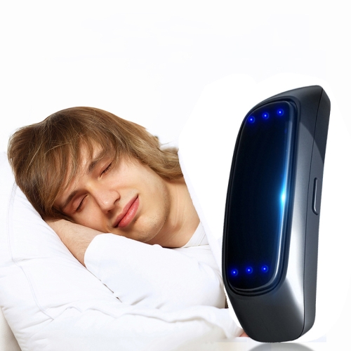 

Smart Anti Snoring Device EMS Pulse Snoring Stop Effective Solution Snore Sleep Aid(Black)