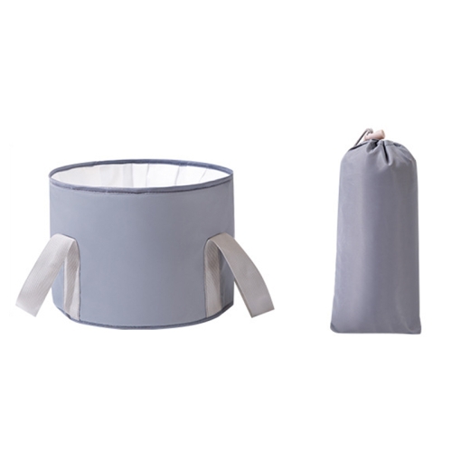 

Travel Portable Folding Multifunctional Outdoor Basin Bag, Color: Gray (Small)