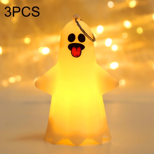 

3PCS Halloween Decoration Children Portable Ghost Pumpkin Night Light(A Type)