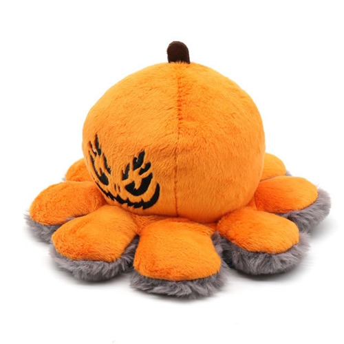 

Halloween Decorated Flip Pumpkin Octopus Plush(Orange+Gray)