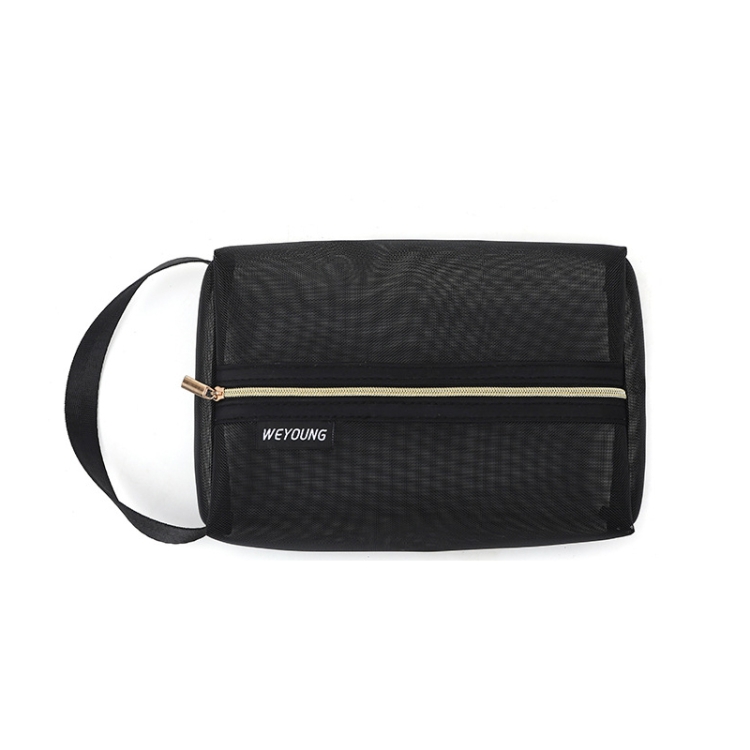 

2 PCS Outdoor Travel Portable Mesh Toiletry Cosmetic Bag, Size: Large