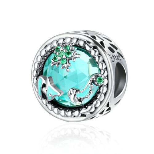 

SCC246 Bright Starry Sterling Silver Bracelet Loose Beads Zircon Jewelry