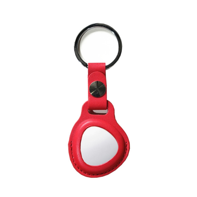 

Leather Keychain Protective Sleeve For Huawei Tag GPS Tracker Locator(Red)