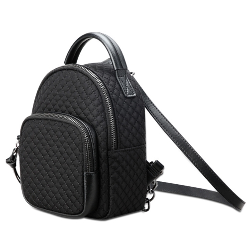 

Bopai 62-25731 Rhombus Waterproof and Breathable Cross-body Backpack(Back)