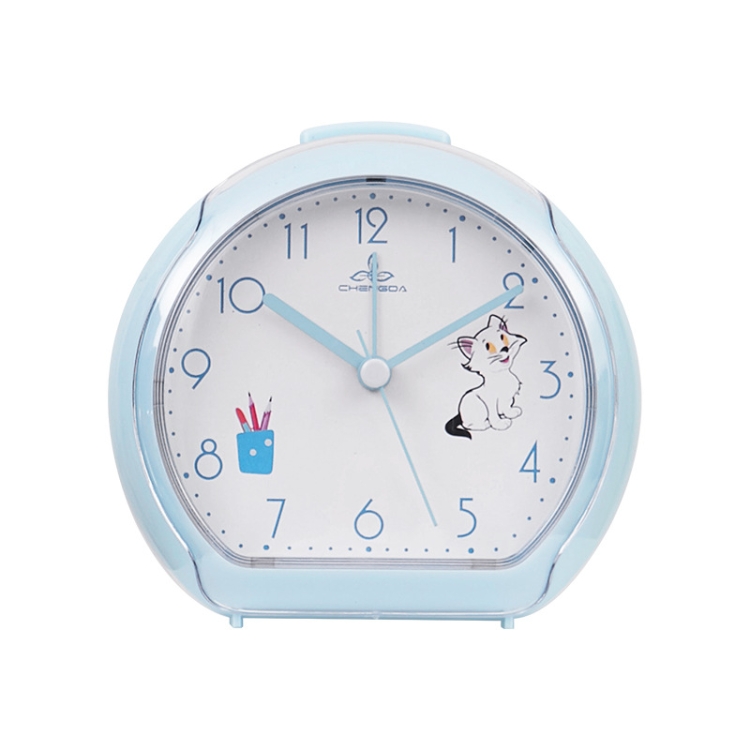 

Cute Children Small Alarm Clock Bedside Night Light Clock(A306 Blue)