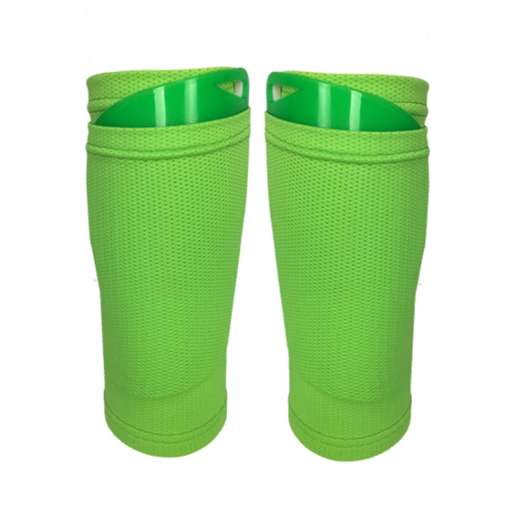 

Football Shin Pads + Socks Sports Protective Equipment, Color: Green (M)