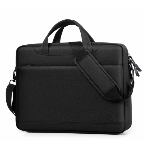 

Airbag Thickened Laptop Portable Messenger Bag, Size: 14.1 inches(Black)