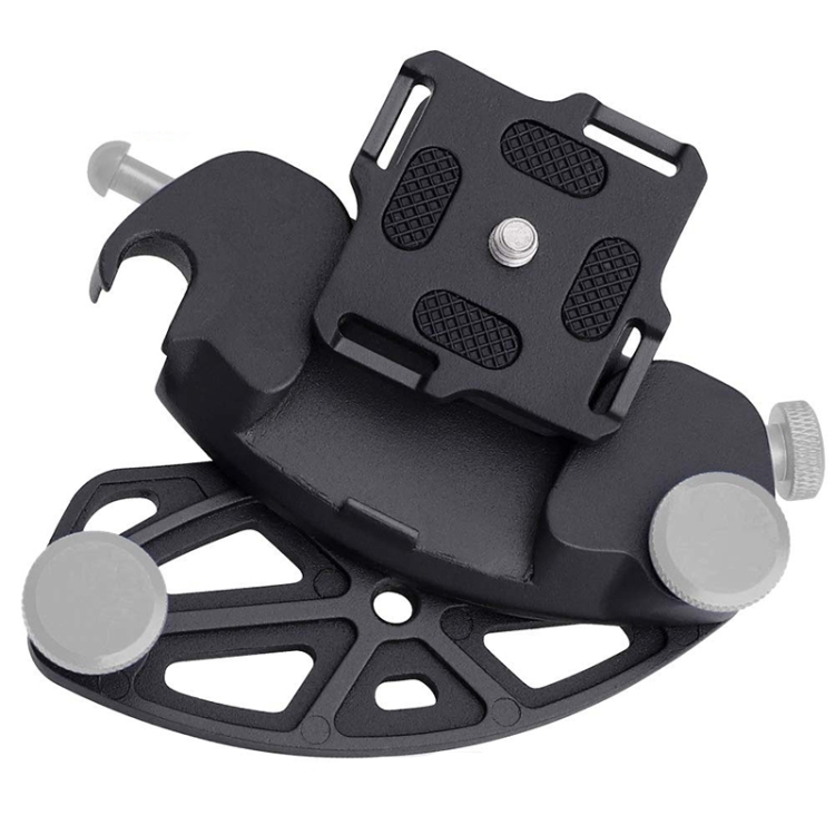 

JMSUZ JMSUZ12412 For GoPro Quick Hanging Outdoor SLR Camera Waist Buckle(Silver Gray)