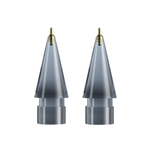 

For Apple Pencil 1/2 2pcs Stylus Transparent Replacement Needle Nib, Spec: Extended (Gray)